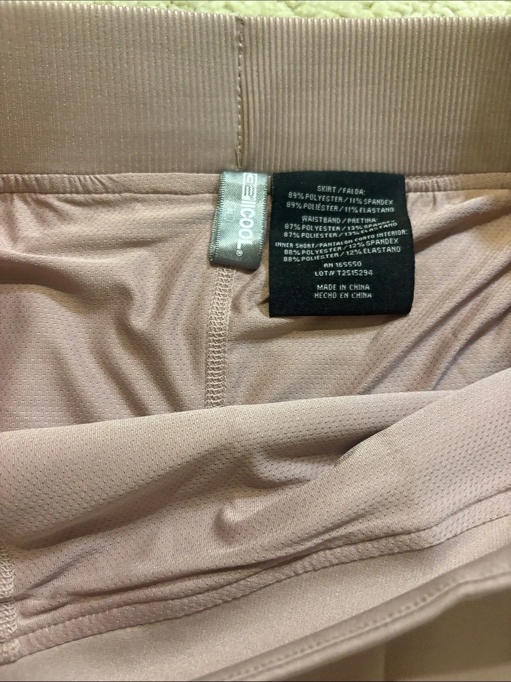 32 Degrees Ladies' Skort NWT XL light Pink soft
